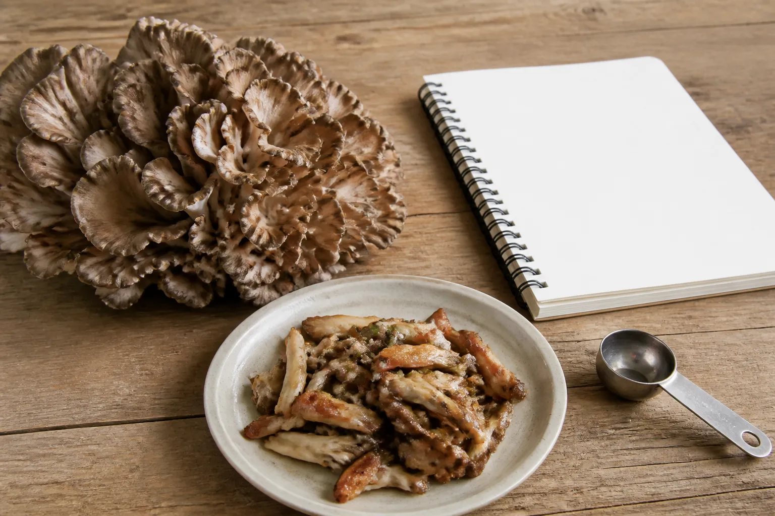 Original evidence-review editorial image for maitake mushroom benefits: food, extracts, and evidence