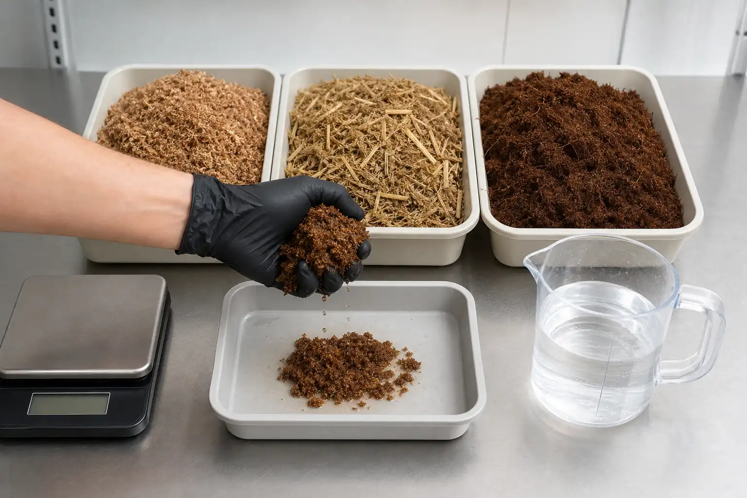 Original editorial image for mushroom substrate hydration: moisture without lost airspace